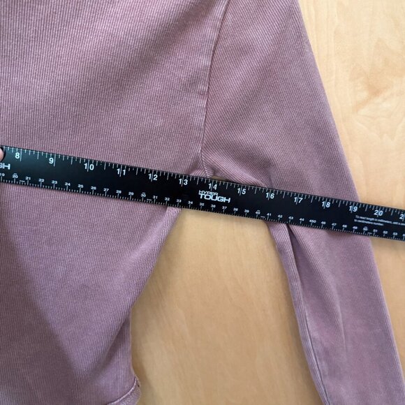Free People Movement Mauve Ribbed Long Sleeve XS/S - Picture 3 of 5